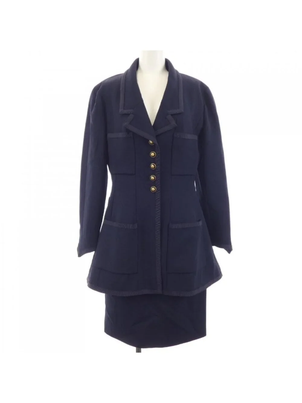 Chanel Vintage Suit Navy